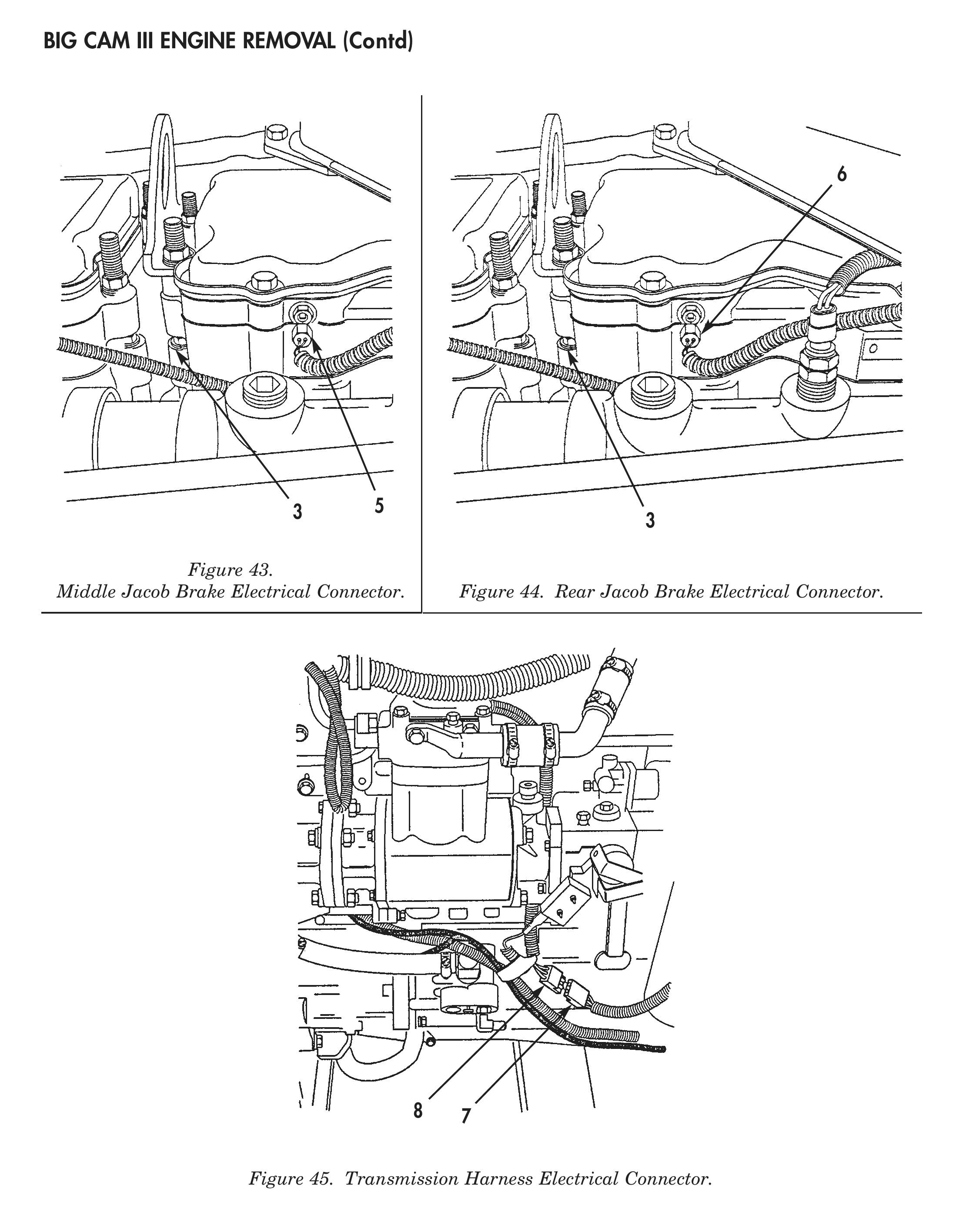 Figure 43. Figure 45. Transmission Harness Electrical Connector.