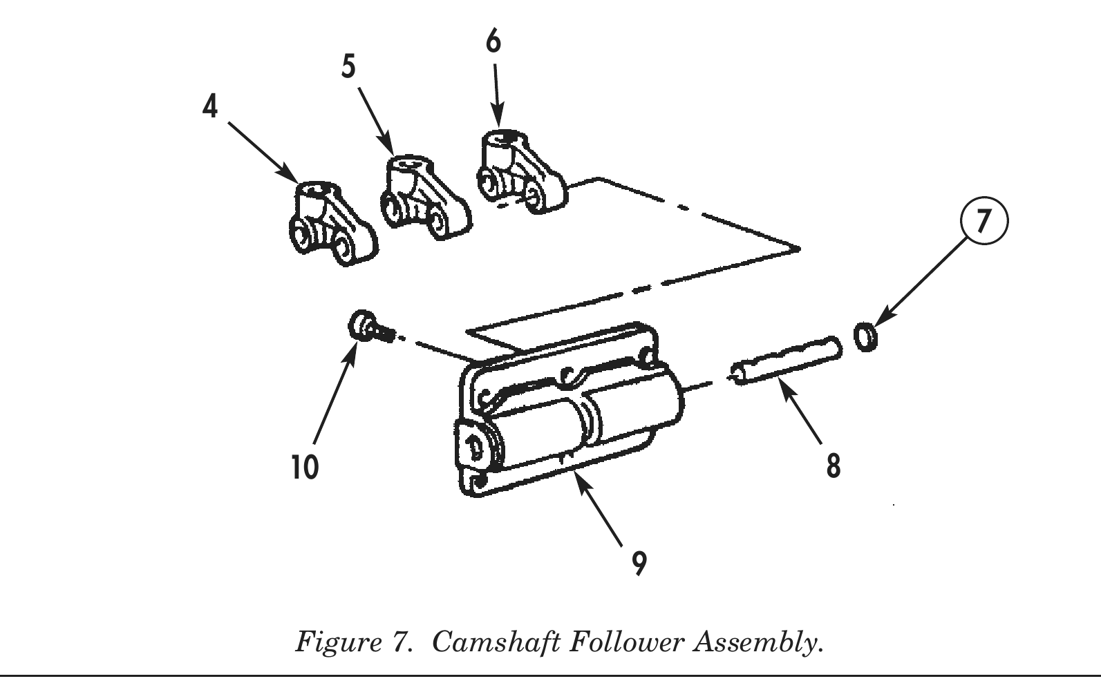 Figure 7. Camshaft Follower Assembly.