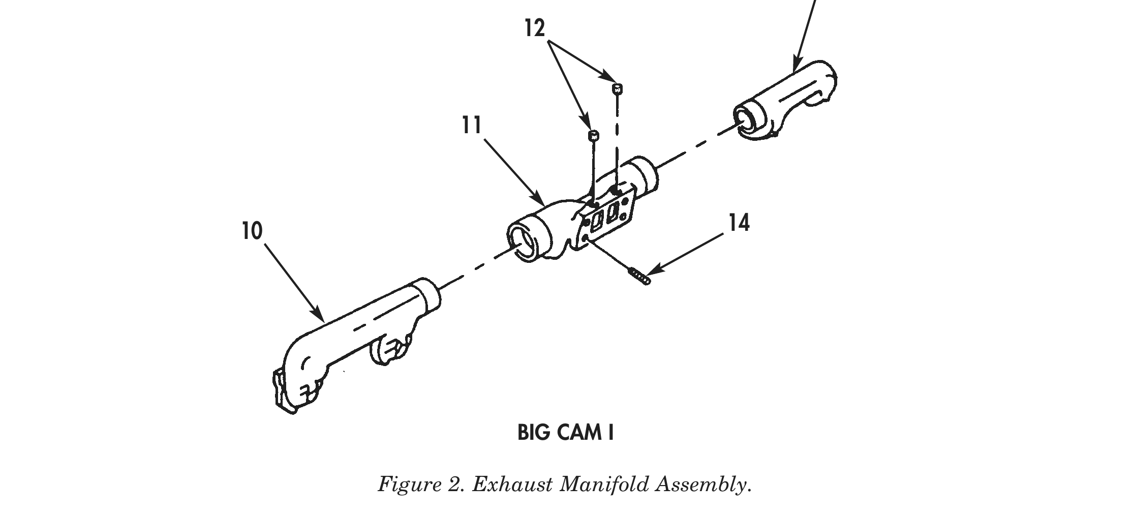 Figure 2. Exhaust Manifold Assembly.