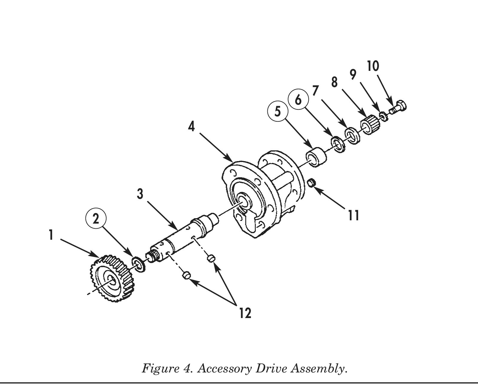 Figure 4. Accessory Drive Assembly.