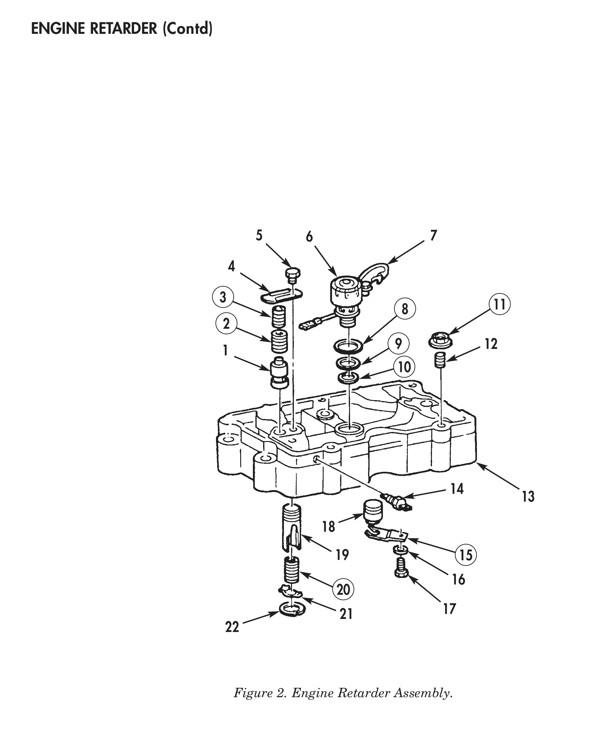 Figure 2. Engine Retarder Assembly.