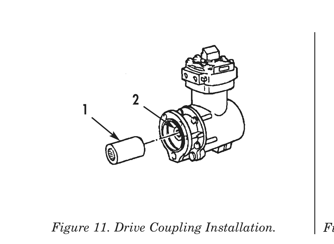 Figure 11. Drive Coupling Installation.