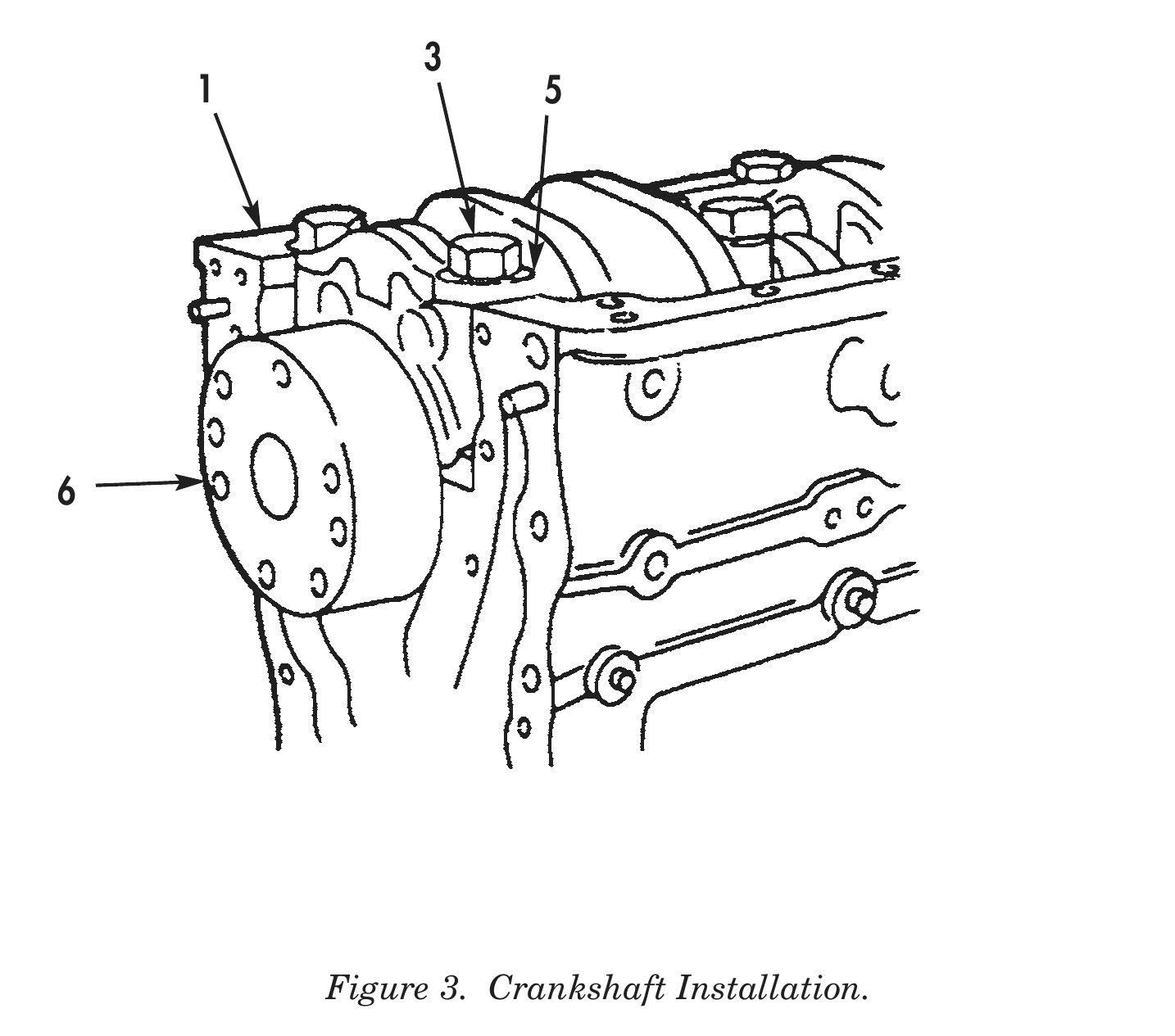 Figure 3. Crankshaft Installation.