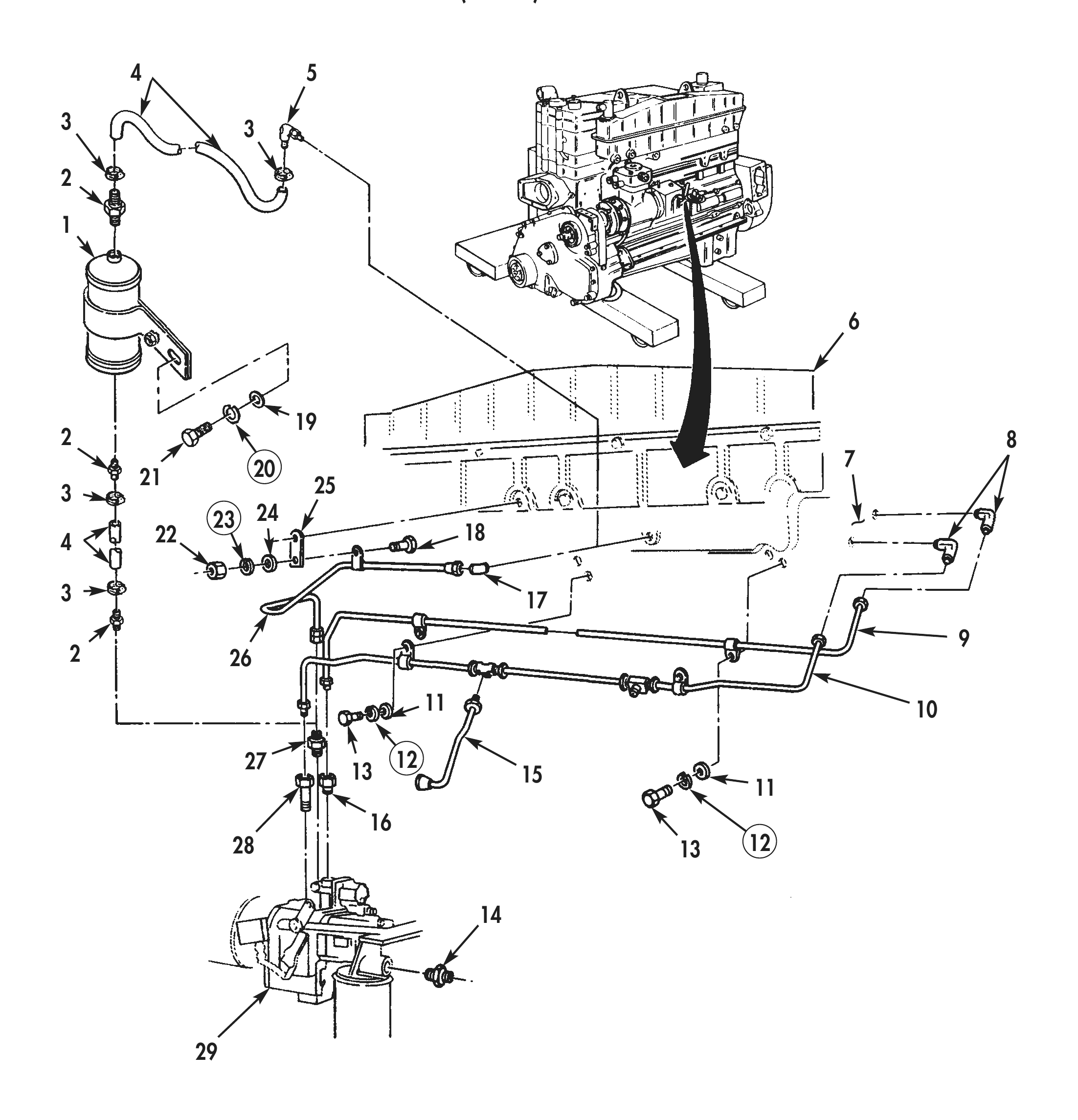 Figure 3. Fuel Lines Installation.