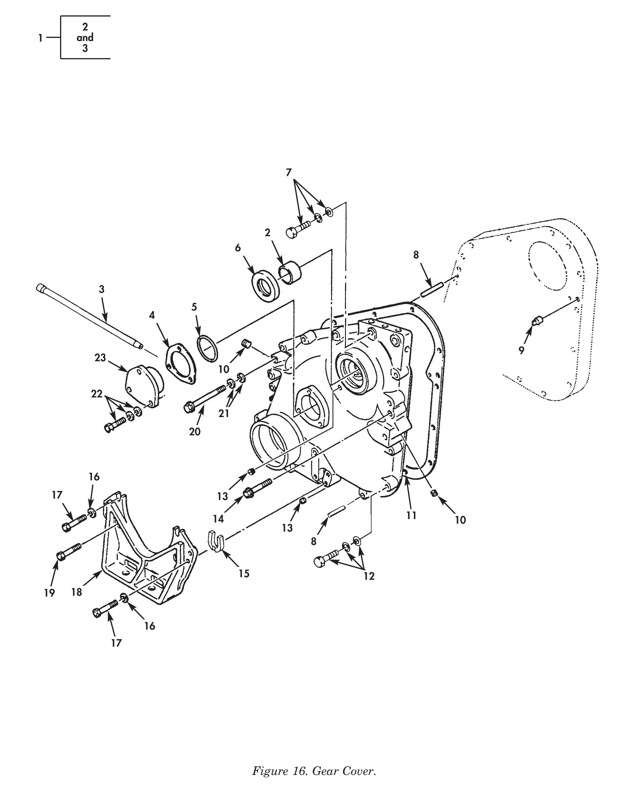 Figure 16. Gear Cover.